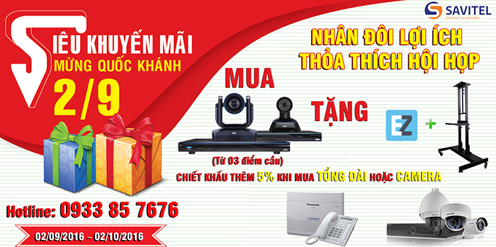 Khuyến mãi khi mua sản phẩm Aver