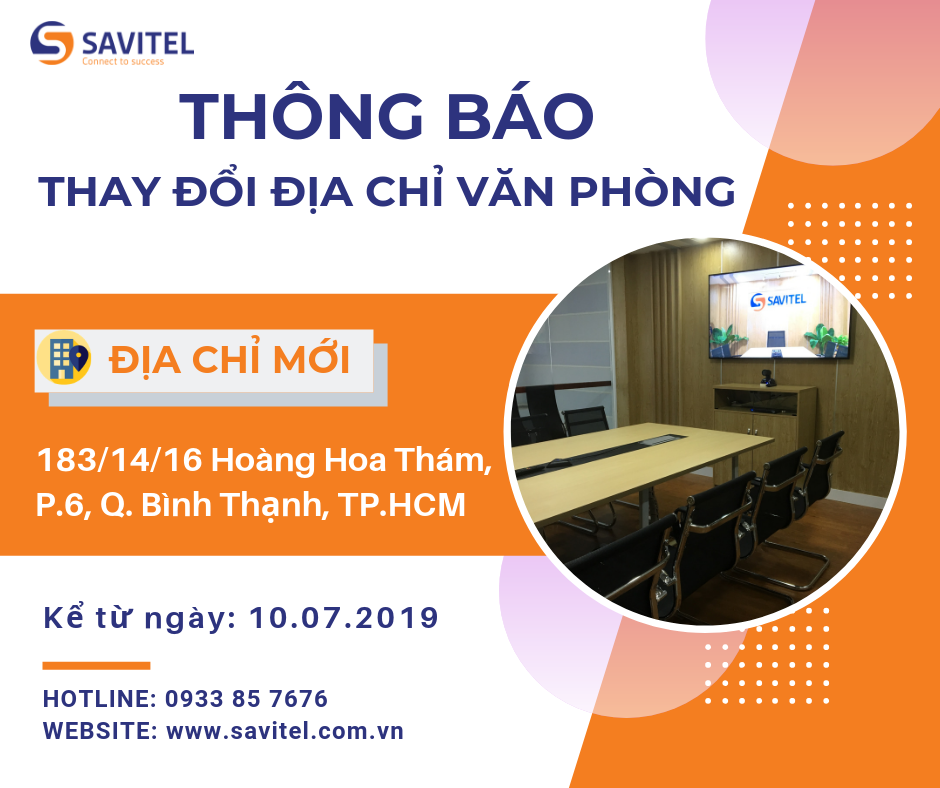 THÔNG BÁO THAY ĐỔI ĐỊA CHỈ VĂN PHÒNG 3