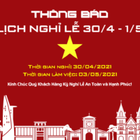 SAVITEL THÔNG BÁO LỊCH NGHỈ LỄ 30/4 – 1/5